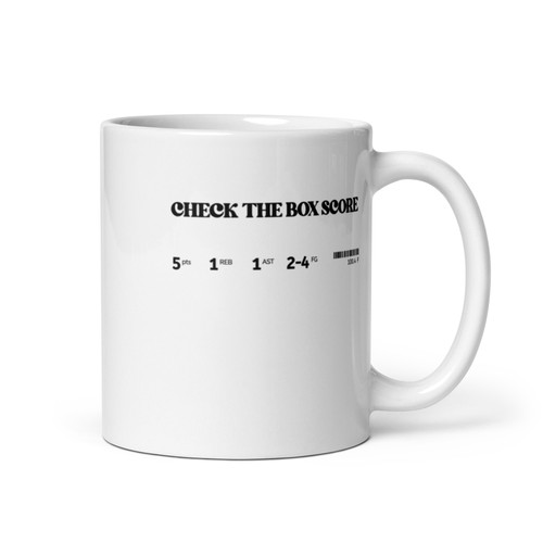 Stat line mug - line,
