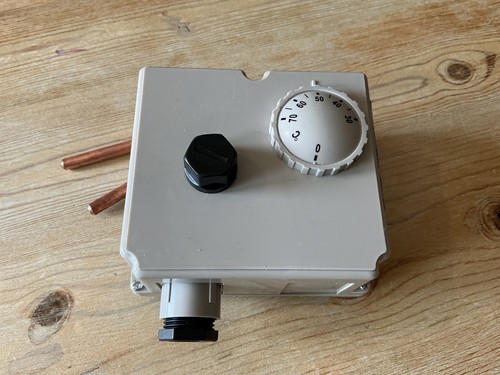 Cylinder dual thermostat - dual,